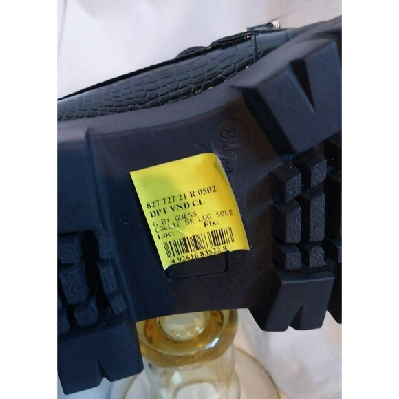 GBG Los Angeles Collie Women's Size 8M Chunky Lug Sole Croc Look Loafer - Picture 15 of 15